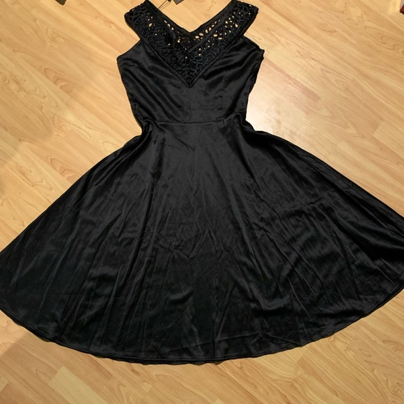 Voodoo Vixen Other - Glamorous pinup lace satin dress 👗